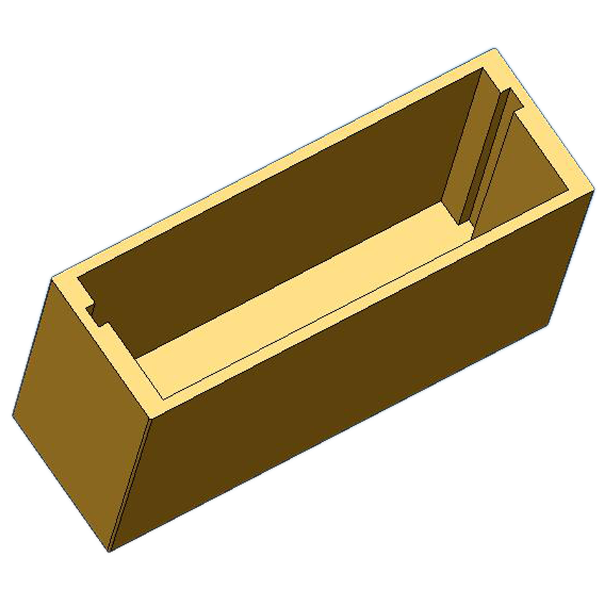 Vergussgehäuse ohne Deckel Bestellnummer 080